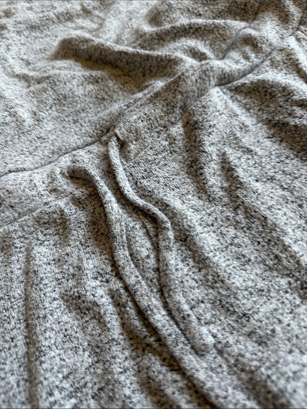 Seraphine Heather Gray Long Sleeve Knit Maternity Nursing Jumpsuit - Picture 5 of 6
